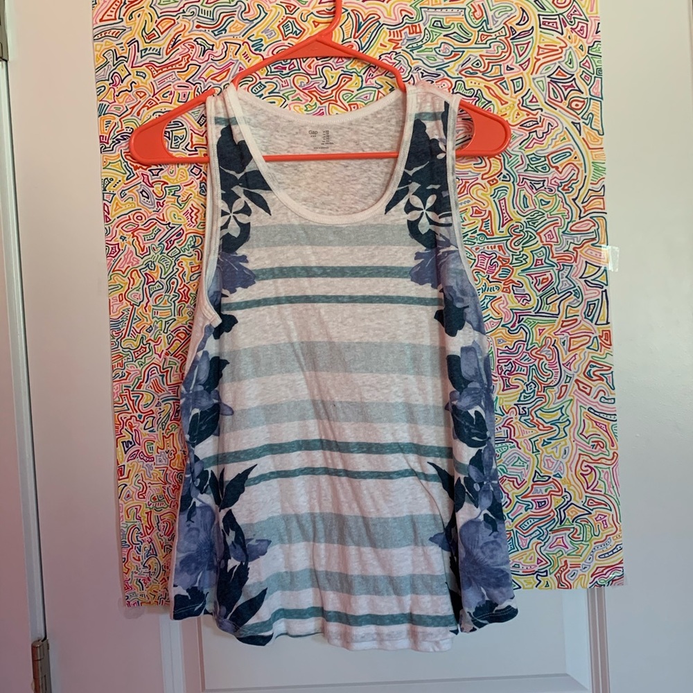 Tropical Stripe Gap Tank